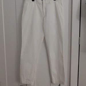 Tommy Hilfiger NWOT white cotton chinos size 36